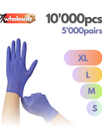 Premium Nitrile Disposable Exam Gloves - 10000 Count