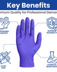 Premium Nitrile Disposable Exam Gloves -  8000 Count