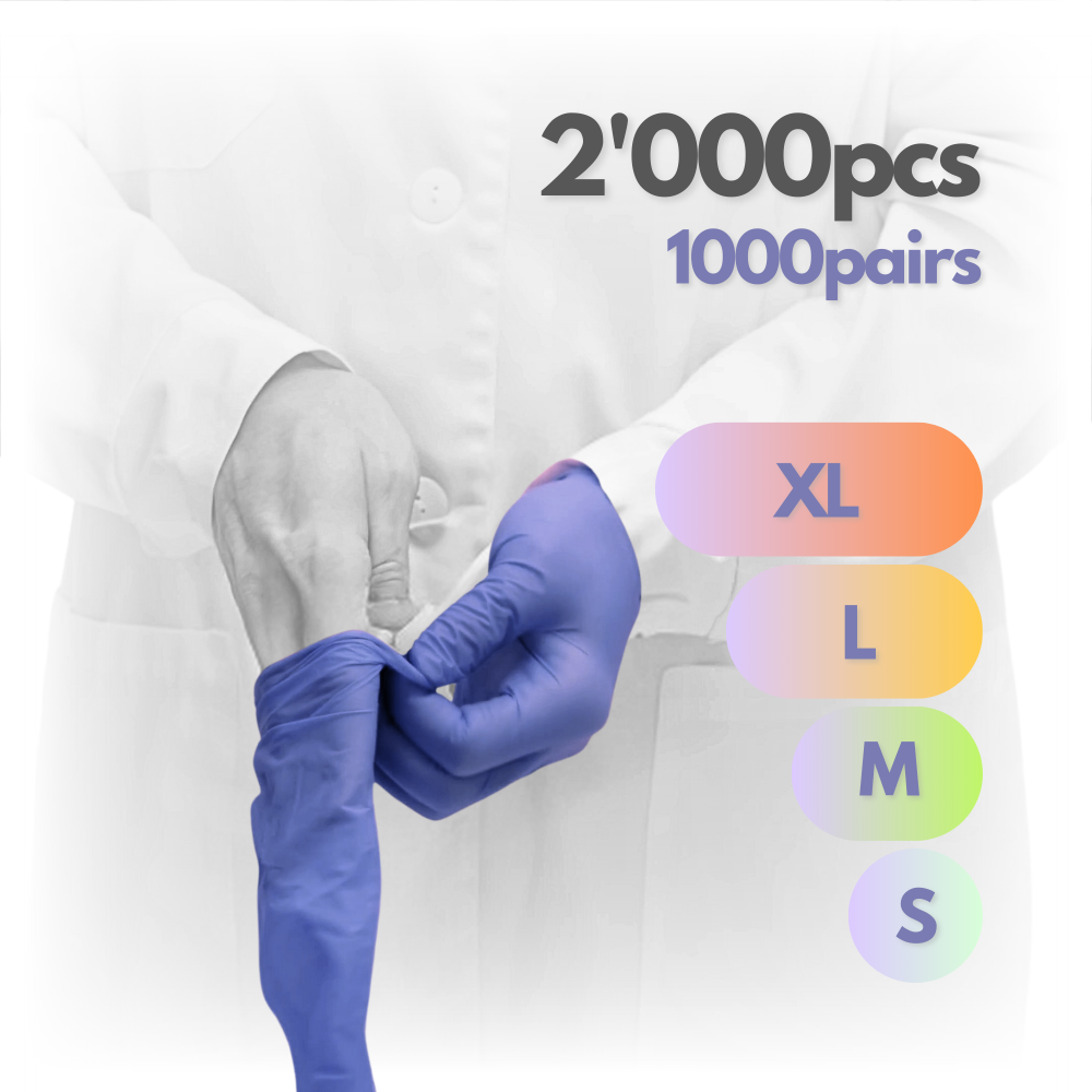 Premium Nitrile Disposable Exam Gloves -  2000 Count